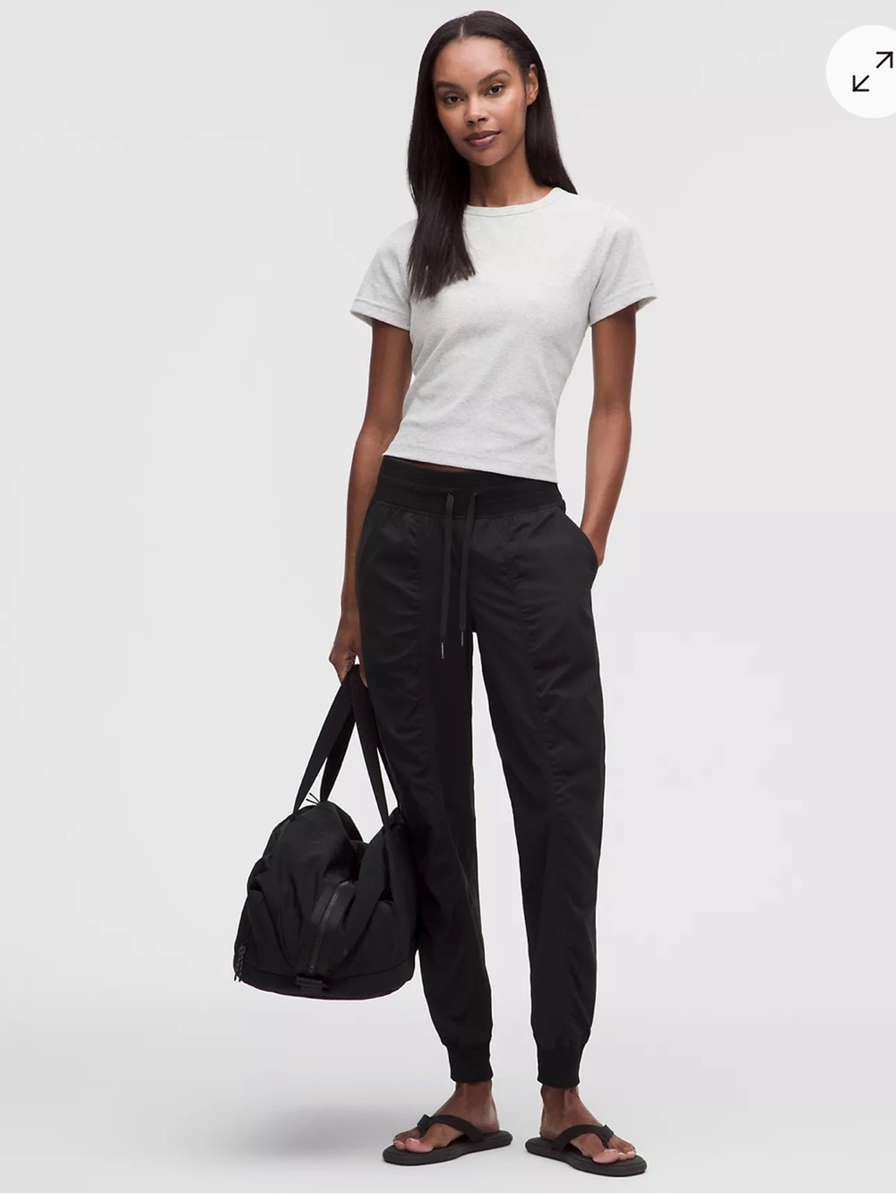 Lululemon Dance Studio Mid Rise Black Joggers